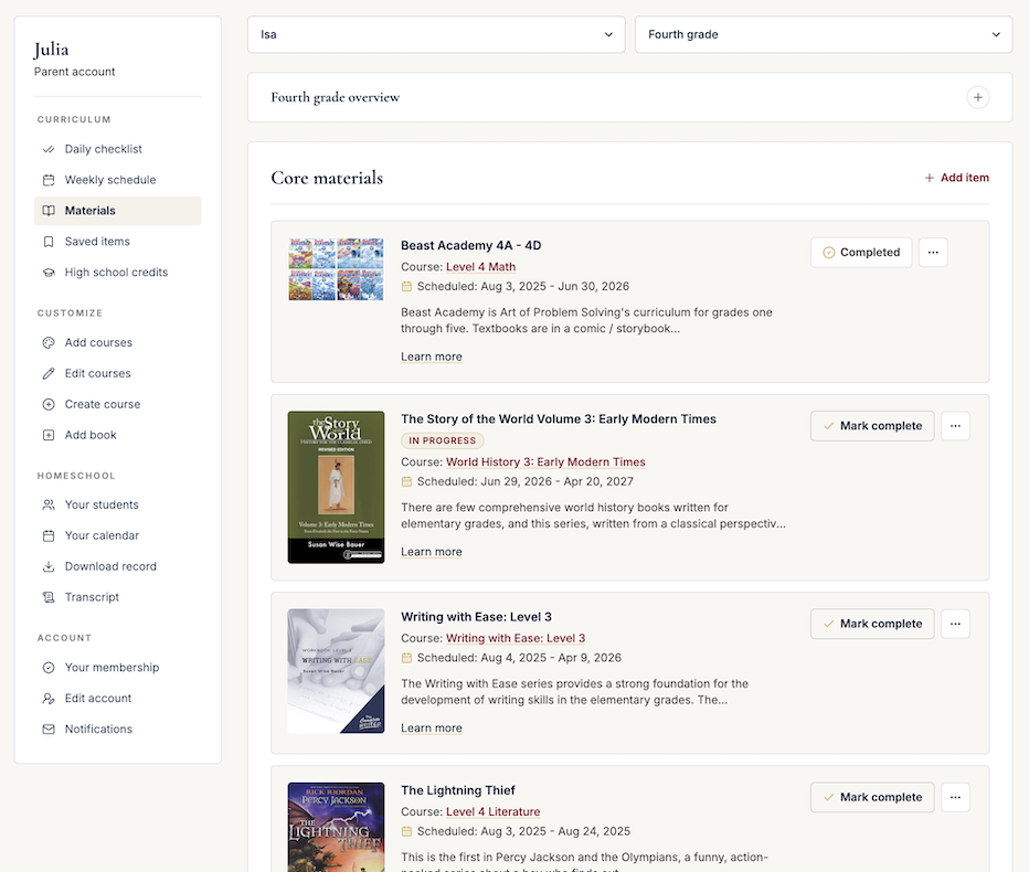 Gathering books